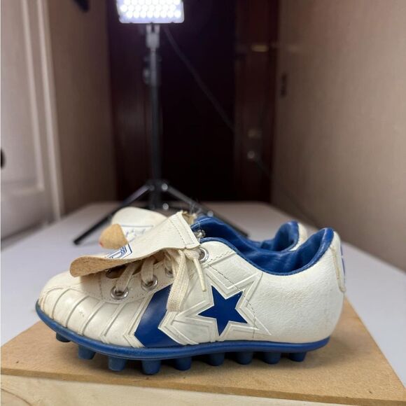 Made in the USA 🇺🇸 VINTAGE CONVERSE TD'S TONY DORSETT kids Sz 10 - Picture 12 of 12